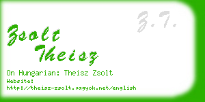 zsolt theisz business card